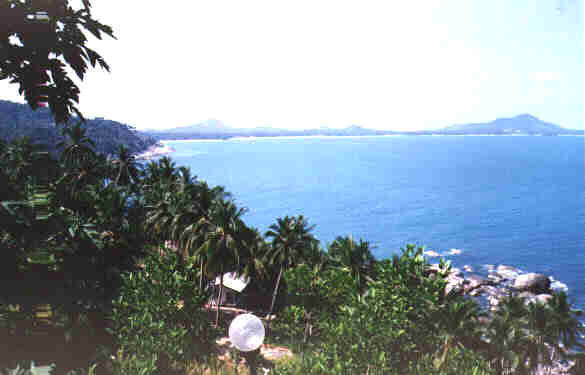 Beverly Hills, ein Aussichtspunkt zwischen Chaweng und Lamai, Ko Samui, Thailand